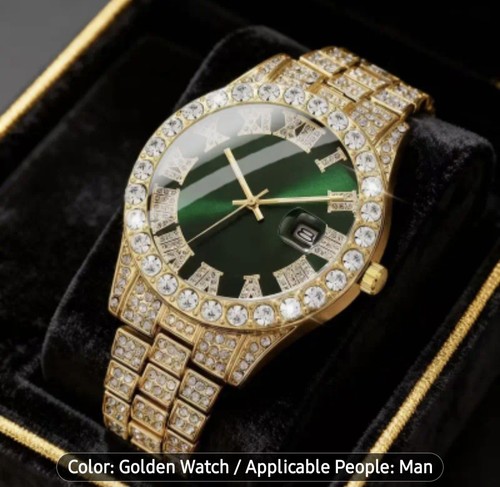 Women quartz wristwatch - wristwatch, gold