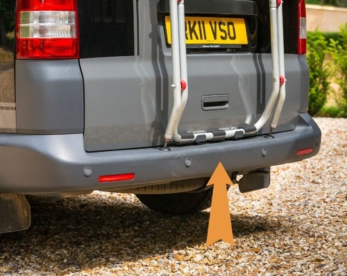 Rear bumper graphite with - rear,