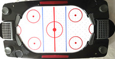 Mini Air Hockey Table Top Pushers Puck Kids Family Activity Game Indoor all the
