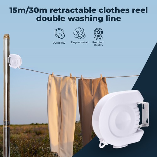 15m 30m retractable - 15m/30m, clothes