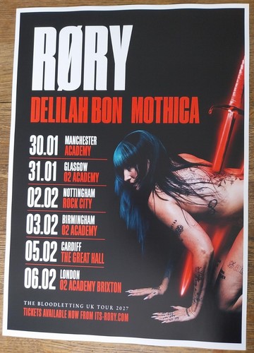 Røry concert poster - rØry,