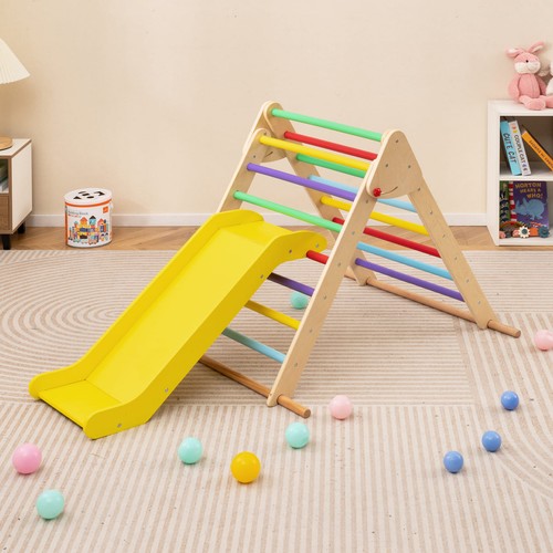 Kids wooden climbing - kids, triangle