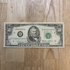 Old 50 Dollar Bill (1985)