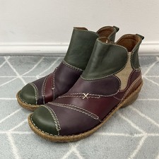 Josef Seibel Spirit Of Nature Fergey Boots Women’s Uk 4 Side Zip Cottage 