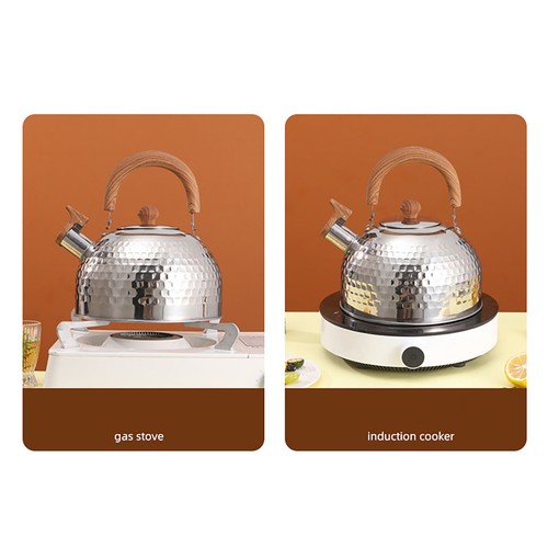 Purple water kettle stainless - purple,
