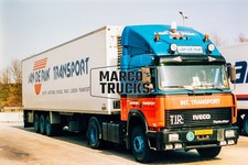 Truck photo Iveco TurboStar Refrigerated semitrailer Netherlands blue JAN #a8yf