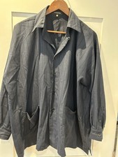 Eskandar Navy Blue Pinstripe