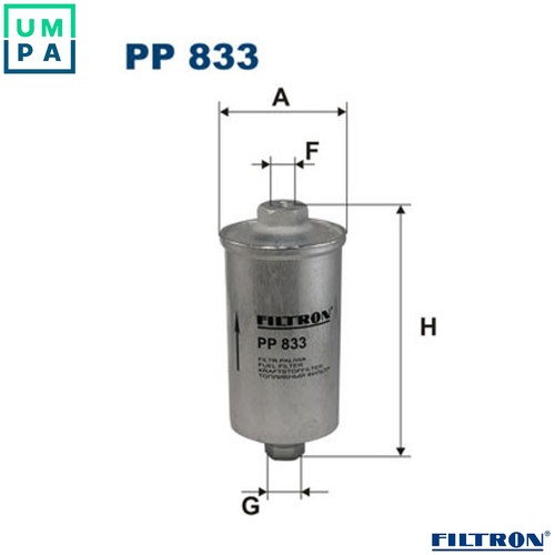 Fuel filter 833 for - fuel,