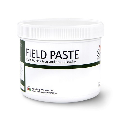 Field paste red horse - red,