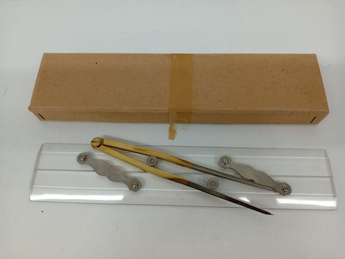 Vintage brass dividers made - brass, in