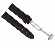 22MM LEATHER STRAP WATCH BAND