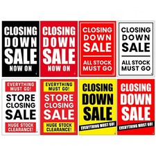 Closing Down Sale Posters