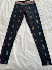Black Zumba Leggings -Glitter XS worn once