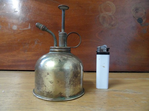 Vintage brass finger pump - vintage,