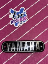 Yamaha Oem Nos Black Chrome Tank Badge Right Hand Side