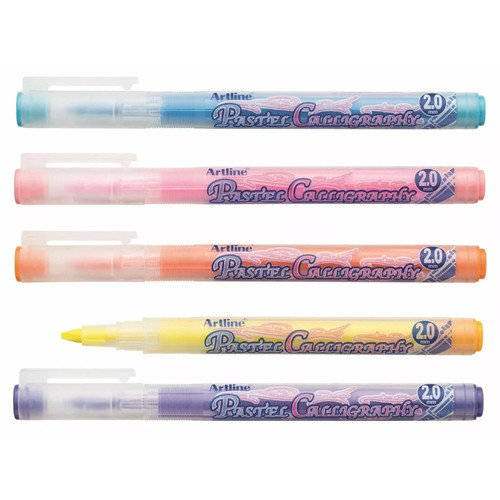 Artline pastel calligraphy - artline,