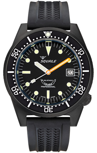 Squale 1521 pvd rubber watch - squale,