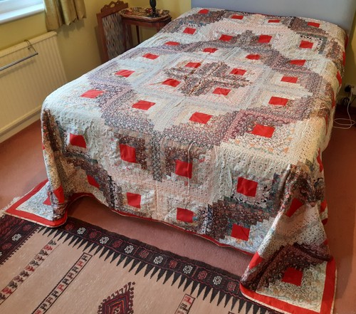 King size patchwork bedspread - king,