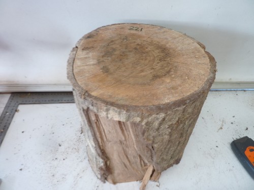 Walnut log vase - walnut, vase,