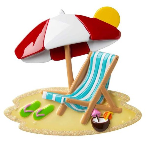 Beach chair with umbrella - beach,