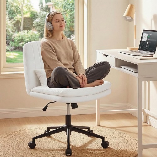 Office chair without armrest - without,