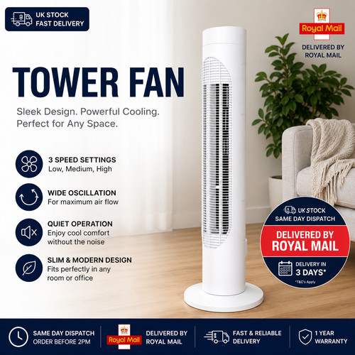 Tower fan speed oscillating - ,