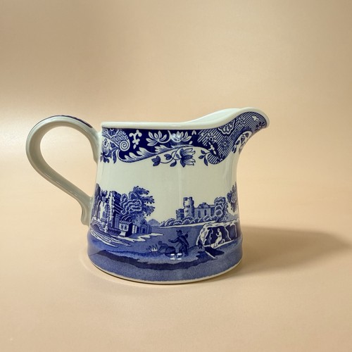 Spode blue italian dairy jug - spode,