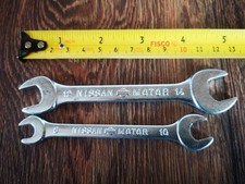 Vintage Nissan Spanners 8 10 12 14 Tools 