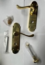 Savoy Door Handle on Plate