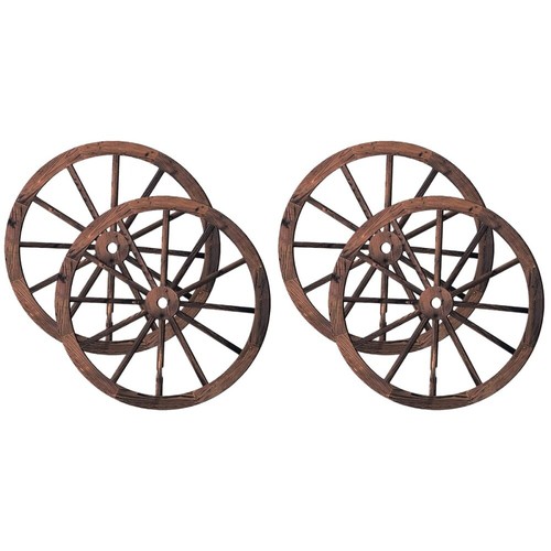 Pcs barn wheel decor - 2,