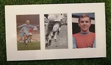BOBBY MOORE RARE Signed Book Page in 17"x 9. 5" Mount with Certificate England 