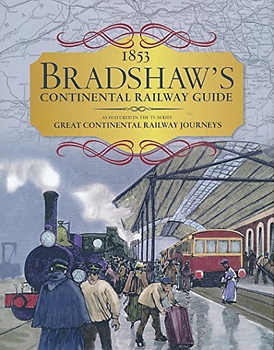 1853 continetals railway guide - railway,