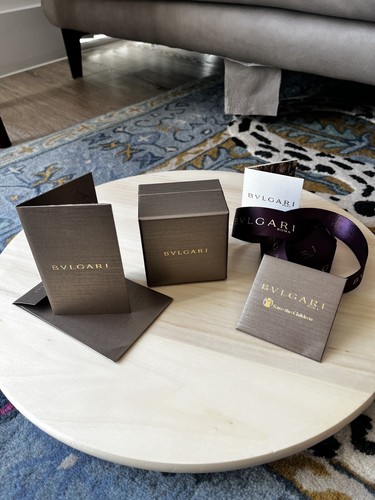 Bvlgari empty box - bvlgari,