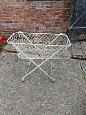 Victorian Folding Cot. Wrought