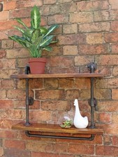 Industrial Pipe Wall Shelf