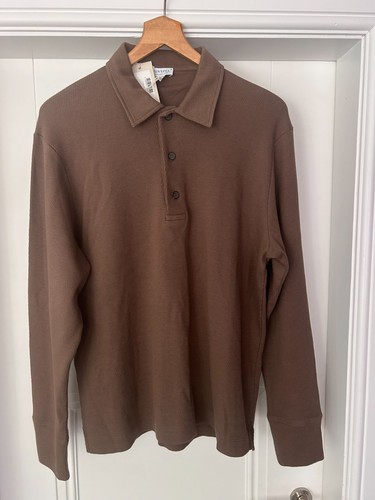 Sunspel long sleeved polo - sunspel,