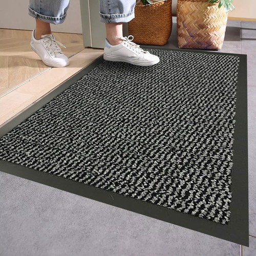 Grey door mats hallway runners - grey,
