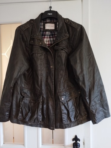 Ladies wax look size jacket - ladies,