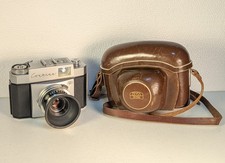ZEISS Ikon Contina 1c 35mm Film Camera with Pantar 2.8/48mm Lens, Hood and Case