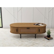 LV55 1 Drawer Light Oak Brown