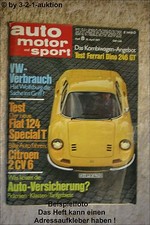 Auto Motor Sport 8/71 *