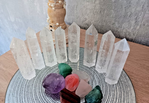 Clear quartz natural - x,