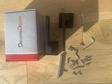 Decoranddecor Black Door Handles Internal – Aluminium Matt Black