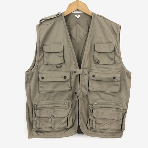 Men utility vest khaki - utility, xl
