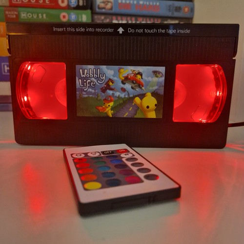 Wobbly life led vhs video - life, tape