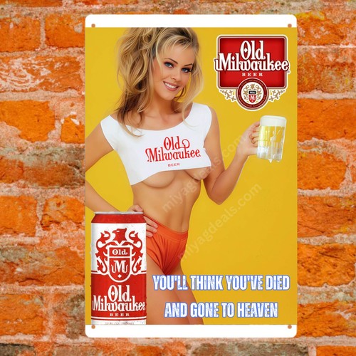 Old milwaukee beer sexy - old, model