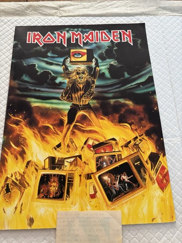 Iron maiden concert program - maiden,