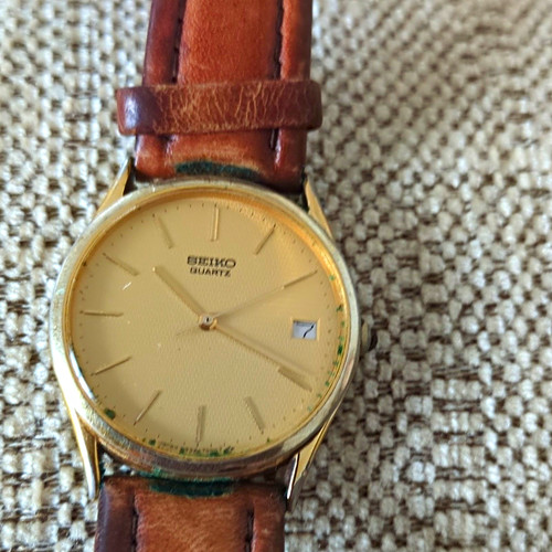 Seiko quartz men 1980 - men’s, gold