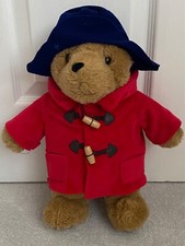 Vintage 14” Classic Paddington Bear by Rainbow Designs ~Soft Toy ~ Kids Gift