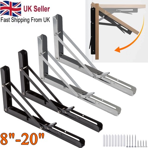 Folding shelf brackets - 2-4x,